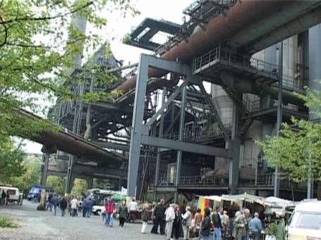 Duisburg : Histori Car1 im Landschaftspark Duisburg-Nord , Außengelände